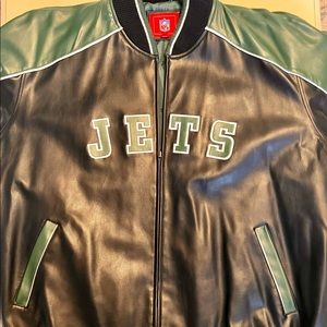 New York Jets Mens Jacket XXL Varsity Bomber Style Football